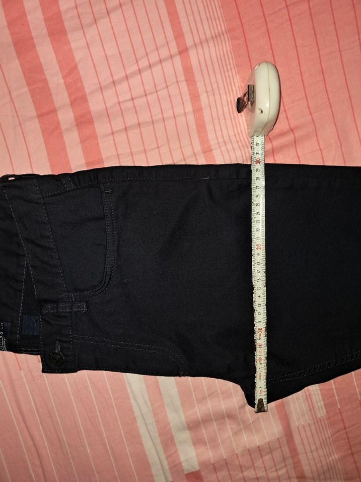 kuyu lacivert Jean kot pantolun 0 kulanılmamış - Görsel 5