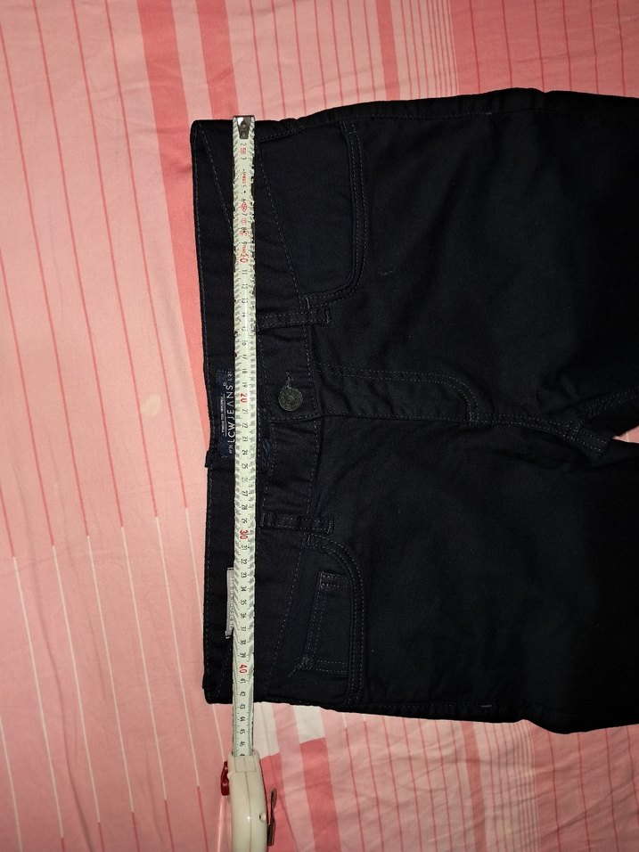 kuyu lacivert Jean kot pantolun 0 kulanılmamış - Görsel 4