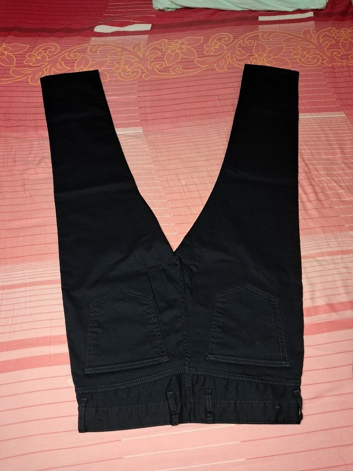 kuyu lacivert Jean kot pantolun 0 kulanılmamış - Görsel 2