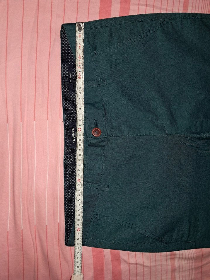 Kemer Detaylı Koyu Yeşil Erkek Pantolon O kulanılmamış - Görsel 3