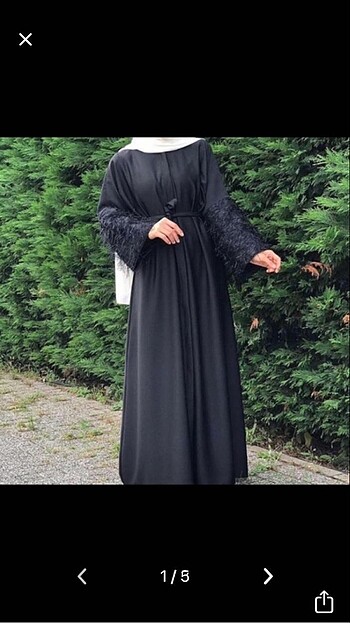 Kol detaylı şık abaya jvelando