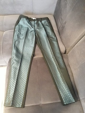 Koton on tarafı parlak kumaş şık pantalon 36 beden