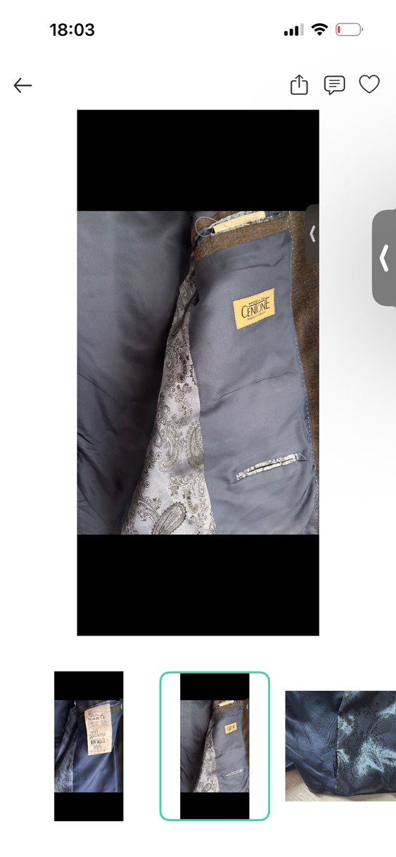 Moda Di Centone takım elbise ceketi — görsel 4/5