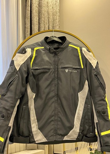 Diğer Gri Siyah Spor Motosiklet Ceket Mont
