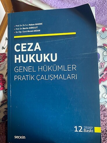 Ceza hukuku genel hükümler pratik çalışma kitabı