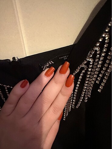 xs Beden Zara siyah elbise