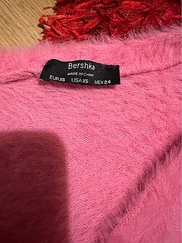 xs Beden BERSHKA pembe kazak