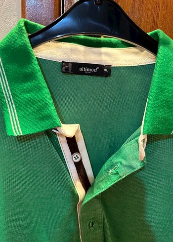 Erkek Yeşil Polo Yaka Tişört - Görsel 2