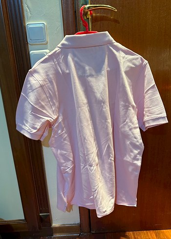 Pembe Polo yaka tişört - Görsel 4