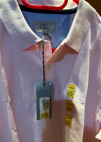 Pembe Polo yaka tişört - Görsel 2