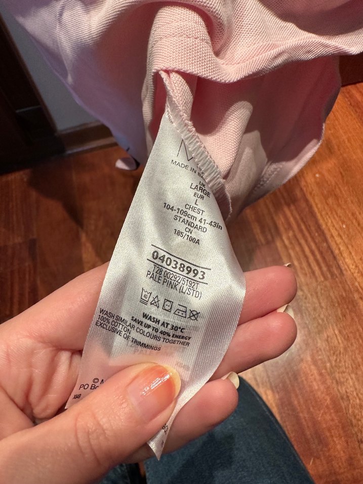 Pembe Polo yaka tişört - Görsel 3