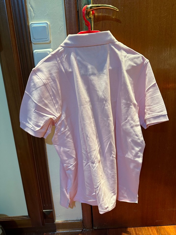 Pembe Polo yaka tişört - Görsel 4