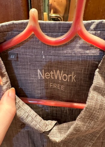 Gri Erkek Keten Uzun Kollu Gömlek - Görsel 4