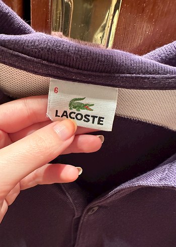 Erkek Mor Uzun Kollu Polo Tişört - Görsel 3