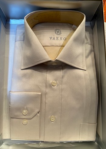 Bej Erkek Gömlek VAKKO - Görsel 5