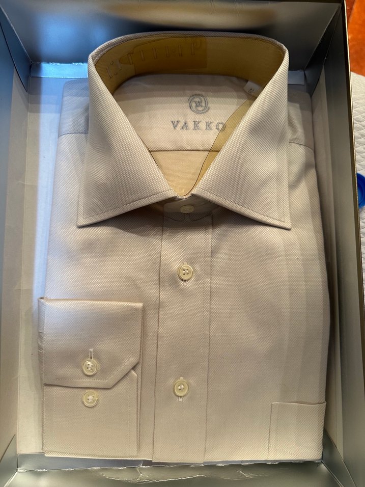 Bej Erkek Gömlek VAKKO - Görsel 5