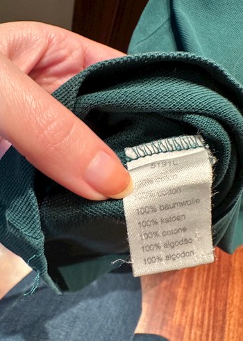 Erkek Koyu Yeşil Düğmeli Polo Tişört - Görsel 6