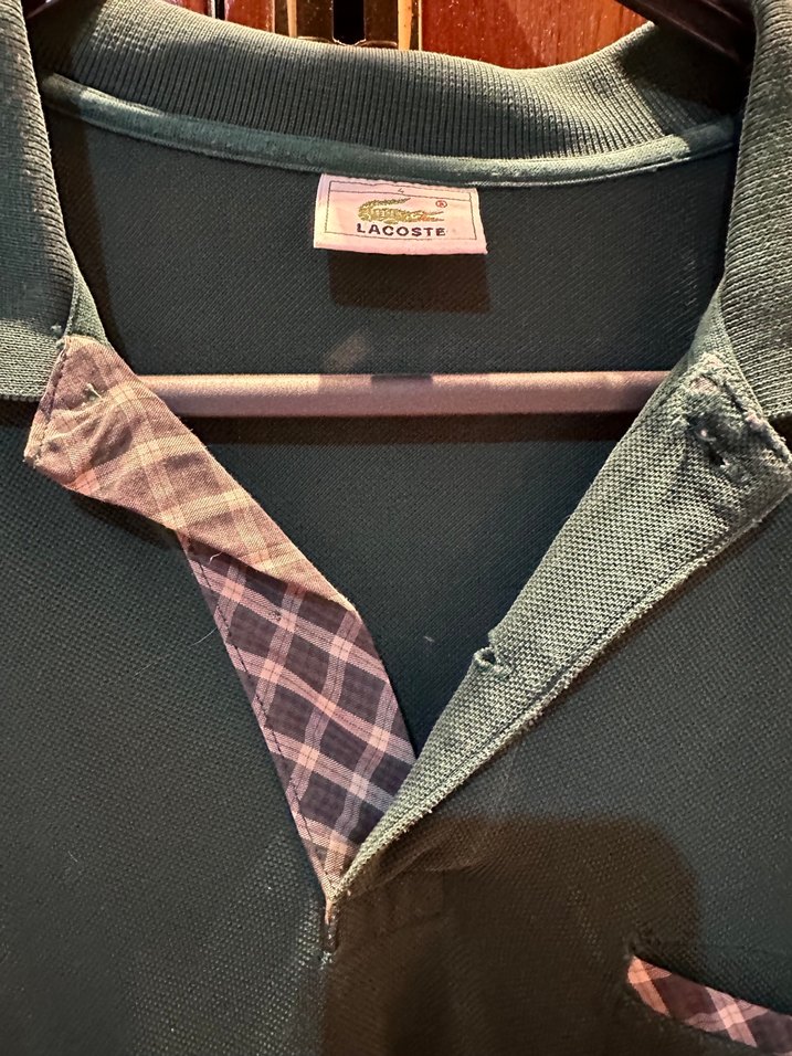 Erkek Koyu Yeşil Düğmeli Polo Tişört - Görsel 2