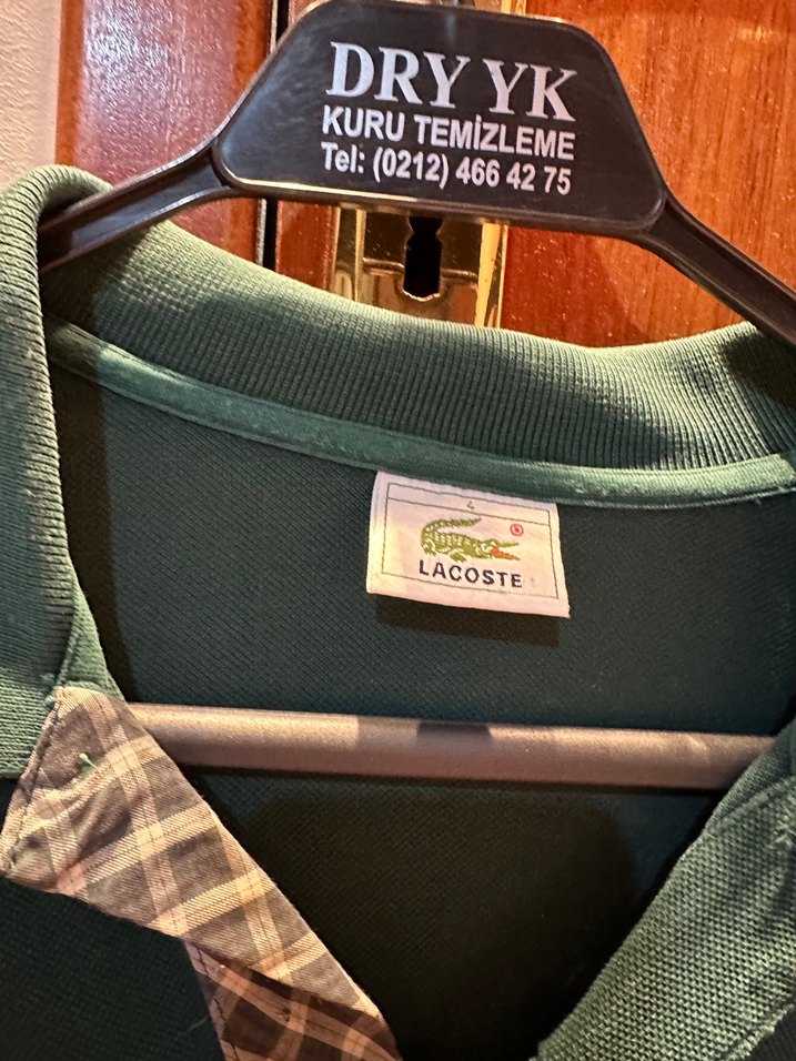 Erkek Koyu Yeşil Düğmeli Polo Tişört - Görsel 3