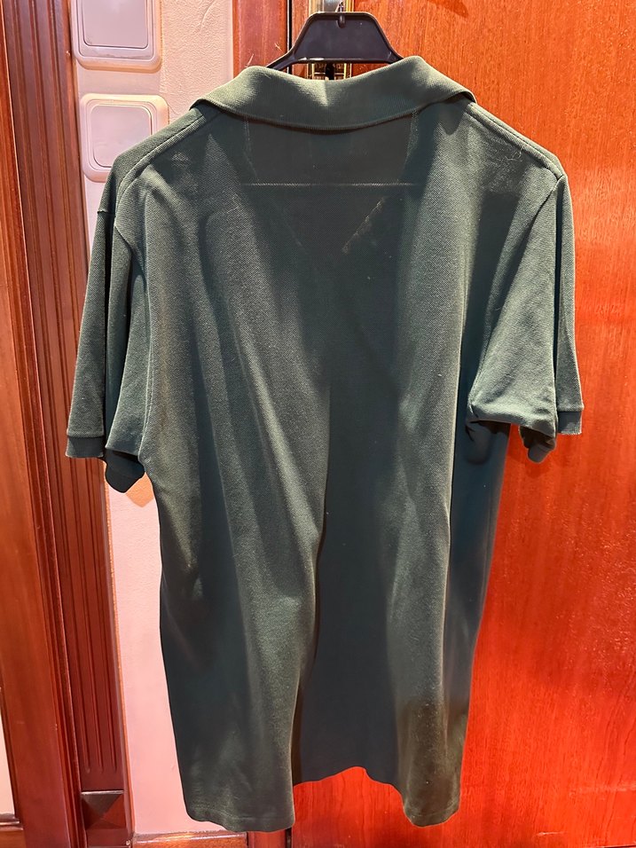 Erkek Koyu Yeşil Düğmeli Polo Tişört - Görsel 5