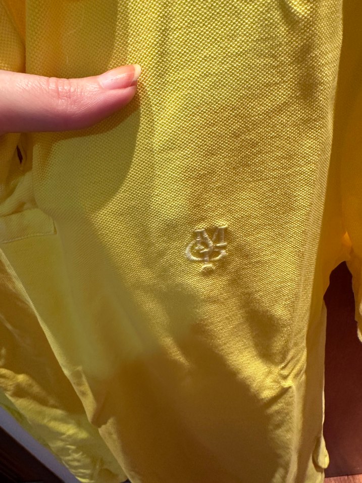 Sarı Erkek Polo Tişört - Görsel 4