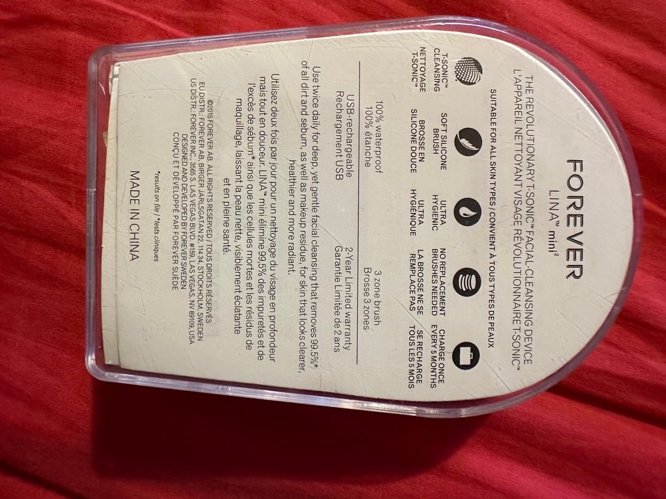 Forever Lina Mini Pembe Yüz Temizleme Cihazı - Görsel 2