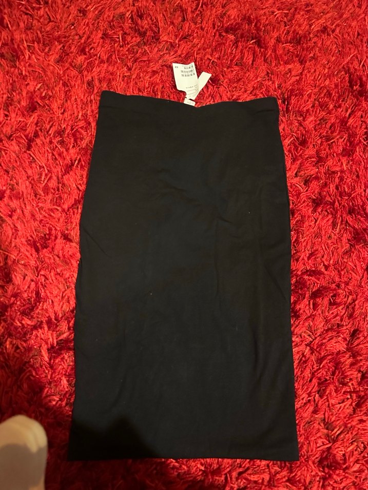 Siyah Kadın Midi boy etek - Görsel 4