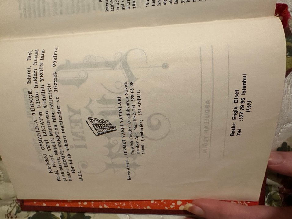 Osmanlıca-Türkçe Yeni Lügat Kitabı - Görsel 2