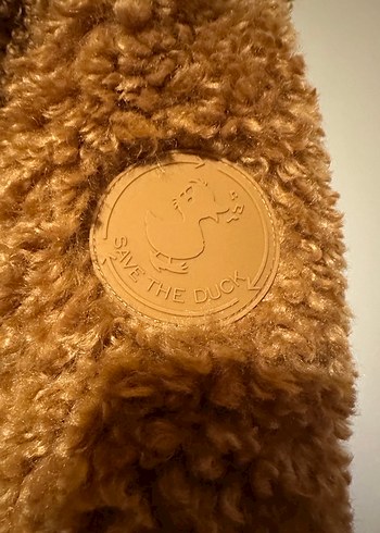 Kahverengi Peluş Kadın mont - Görsel 5