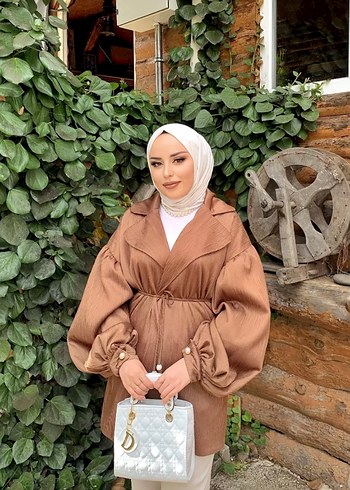Diğer Camel İnci Kemerli Kadin Kap