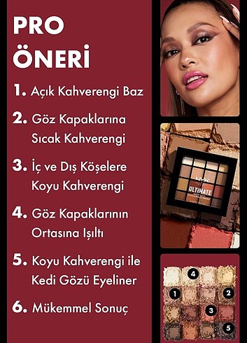 NYX Işıltılı far paleti
