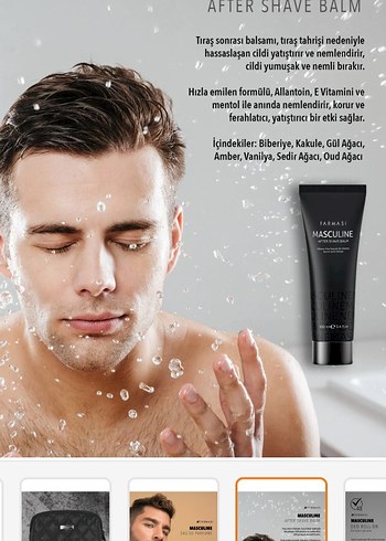 Farmasi Masculine Erkek Cilt Bakım Seti - Görsel 3