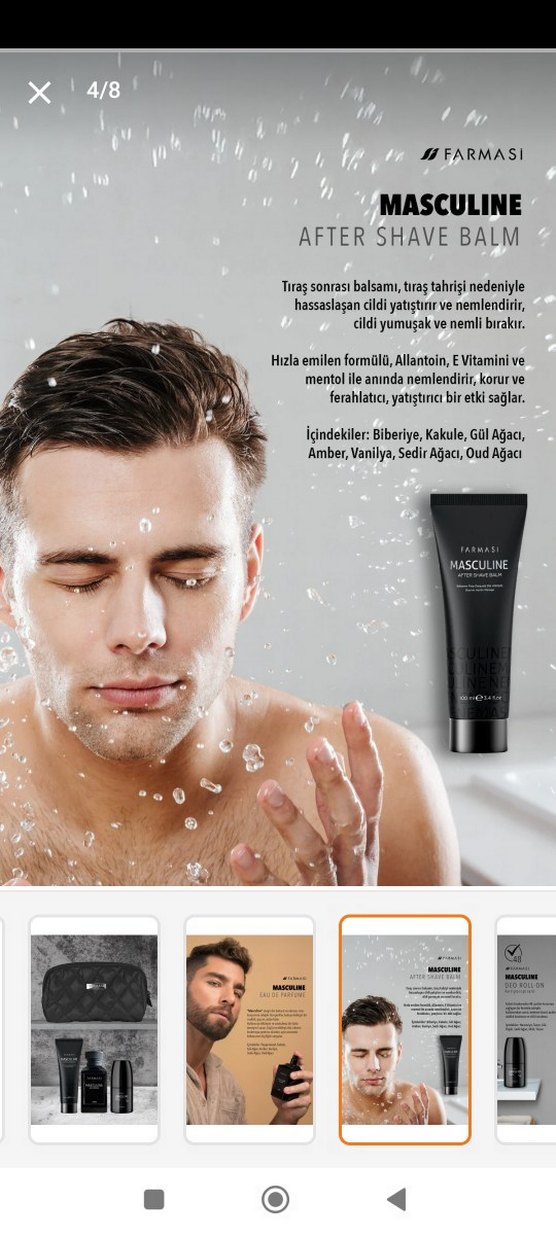 Farmasi Masculine Erkek Cilt Bakım Seti - Görsel 3