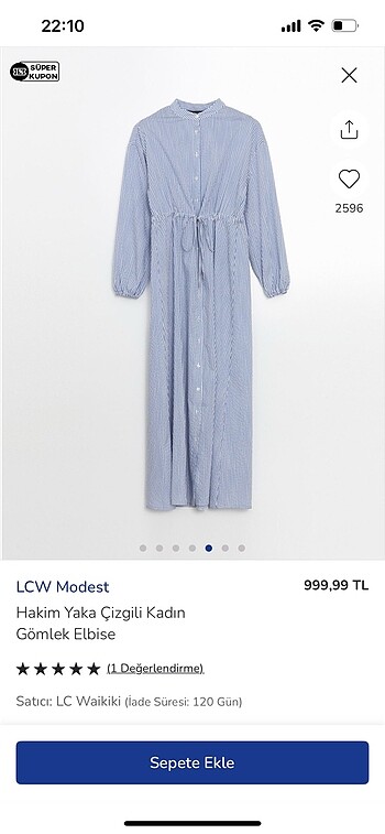 LC Waikiki Lcw modest elbise
