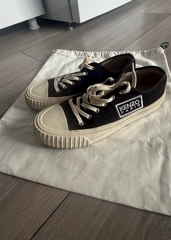 Kenzo Siyah Bej Detayli Sneaker