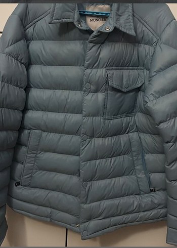 Moncler Gri Kapitone Sisme Mont