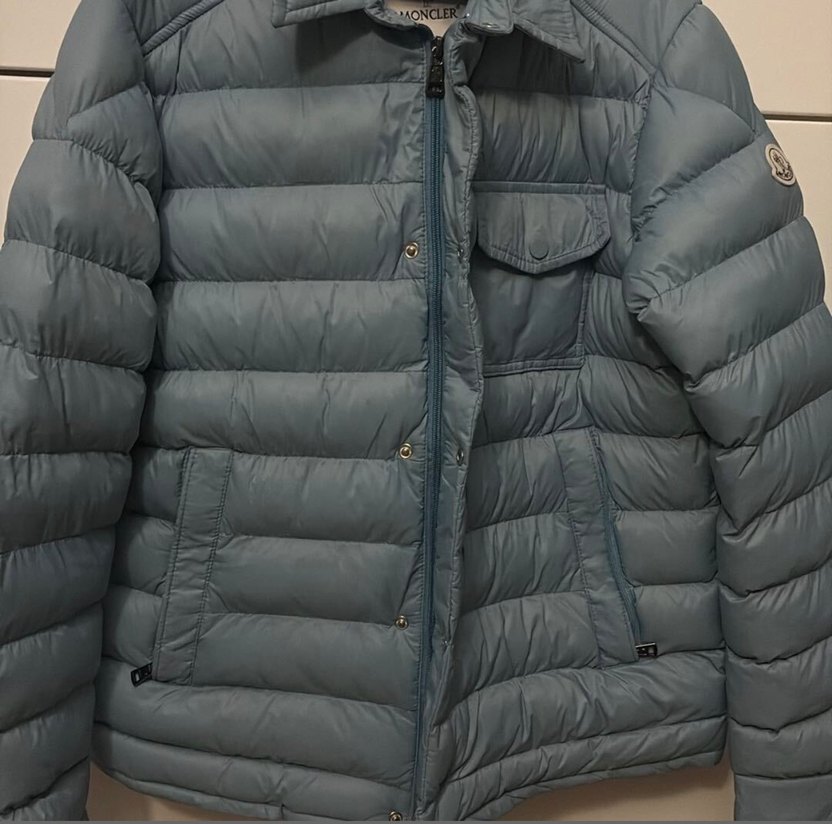 Moncler Gri Kapitone Şişme Mont — görsel 2/3
