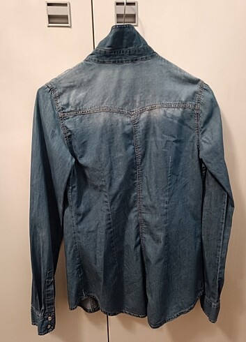 Stradivarius Slim kesim kot gömlek