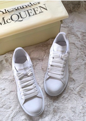 Alexander McQueen Beyaz Deri Sneaker