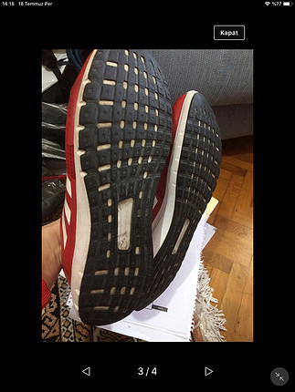 44 Beden kırmızı Renk Adidas drumo ayakkabı 