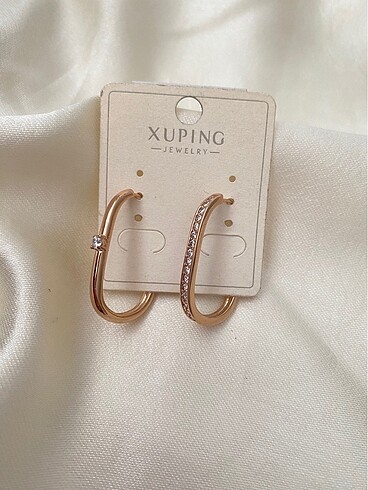 Rose gold çelik küpe
