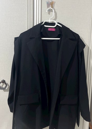 Diğer Siyah Oversize Blazer Ceket
