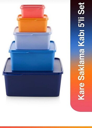 Tupperware saklama kabı 