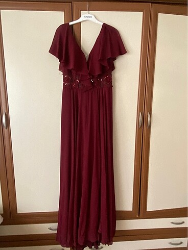 Elbise bordo