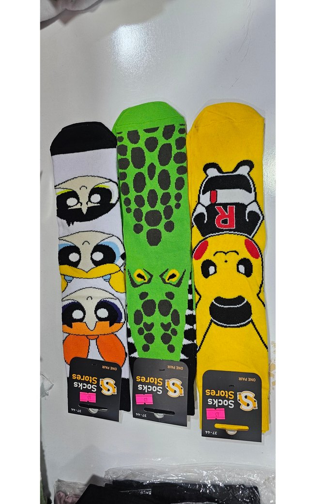 Renkli Desenli Çoraplar - Görsel 2