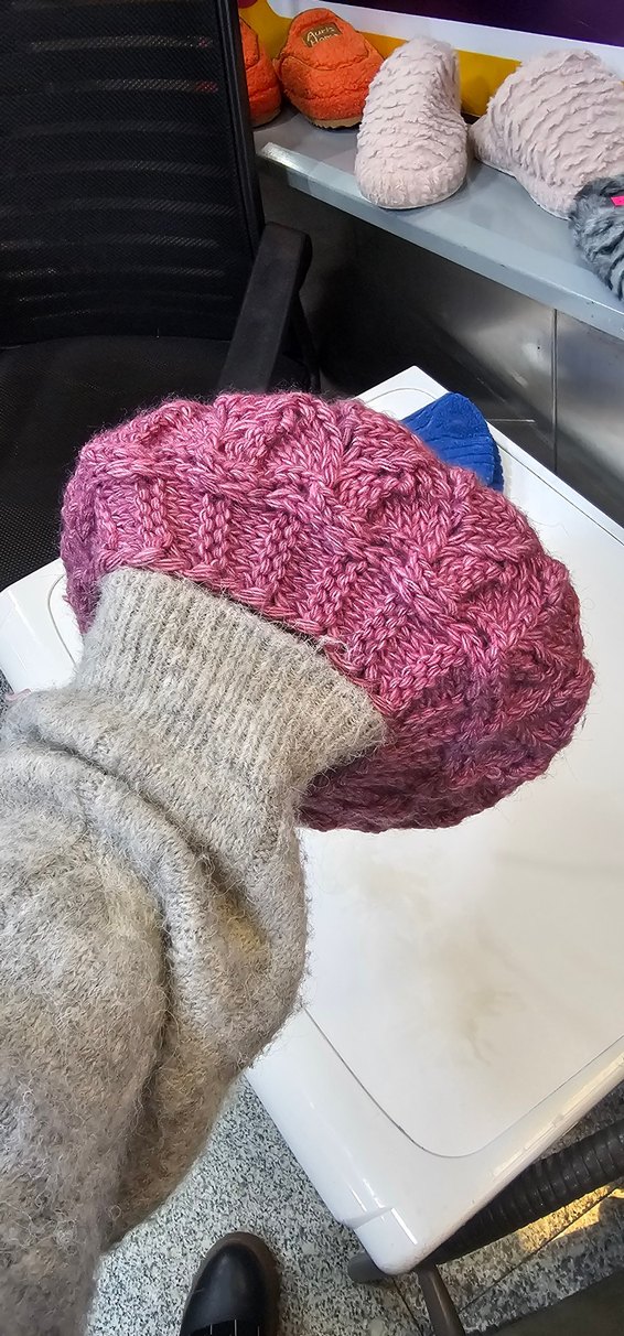 Örgü Kadın Ressam Bere - Görsel 4