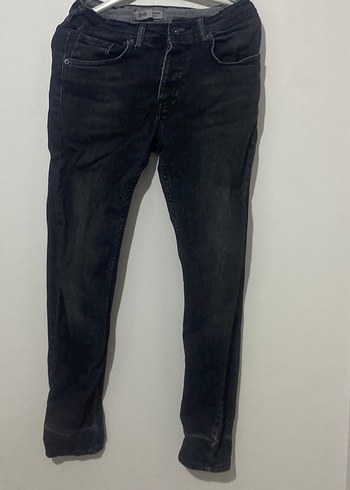 Diğer Koyu Lacivert Dar Kesim Denim Jean