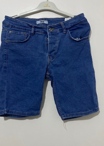 Zara Mavi Denim Sort