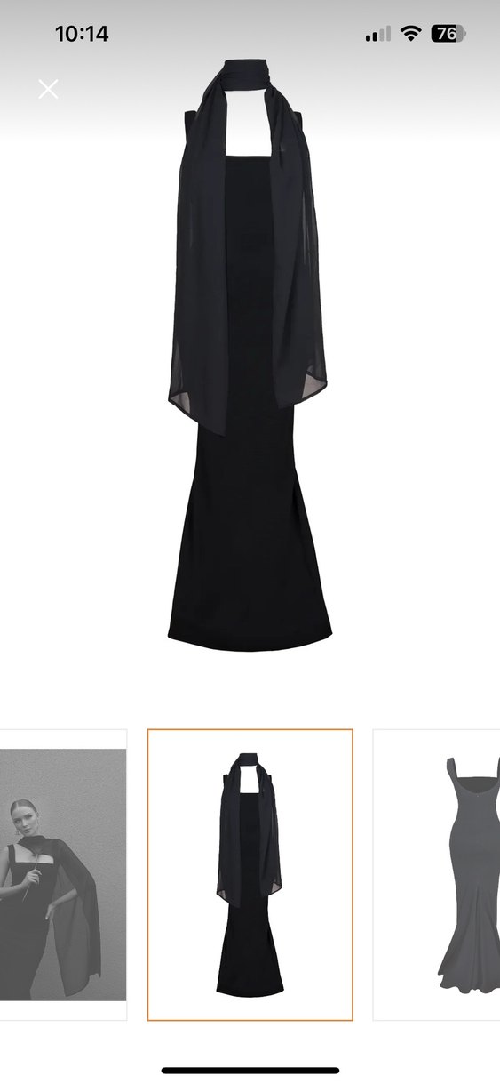 Klasik Şıklık Siyah Uzun Pilili Etek - Görsel 2