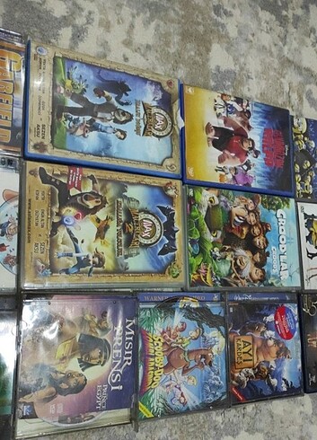 DVD Çocuk filmleri 19 adet